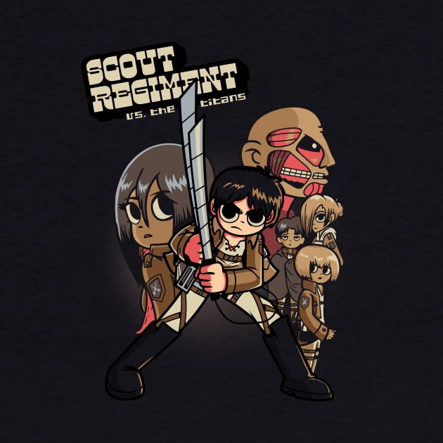Scout Regiment Vs The Titans by Ratigan